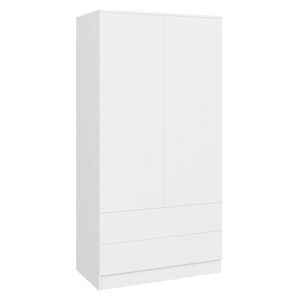 Beautysofa SKŘÍŇ s otočnými dveřmi Look se 2 dveřmi a zásuvkami, 90 cm, bílá obraz