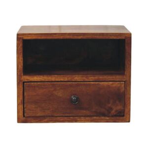 Artisan Furniture NOČNÍ SKŘÍŇKA Havana s proutěným čelem, 2 zásuvky, hnědá obraz