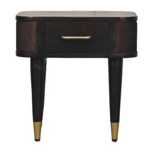 Artisan Furniture LAVIČKA v teplém kaštanovém provedení s otevřeným úložným prostorem obraz