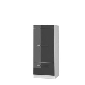 Vicco VYSOKÁ SKŘÍŇ Fame-Line, Antracitový vysoký lesk/Bílá, 60 cm obraz