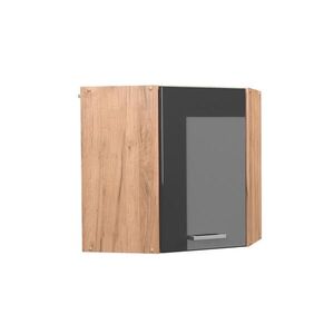 Vicco ROHOVÝ VĚŠÁK NA STĚNU R-Line Antracitový vysoký lesk 57 cm obraz