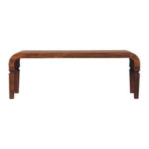 Artisan Furniture LAVICE s povrchovou úpravou medová karamelová, 2 dvojité sedáky, hnědá. obraz