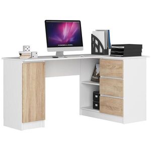 RAUMHIRSCH FURNITURE PSACÍ STŮL Bílý, dub Sonoma 77/155/85 obraz