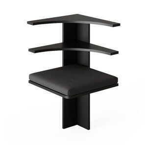 Vicco LAVICE DO JÍDELNY DO ROHU Roman Černá 43.5 x 43.5 cm obraz