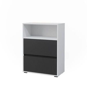 Vicco KOUPELNOVÁ SKŘÍŇKA Maltin Bílá 60.2 x 78 cm se dvěma velkými zásuvkami obraz
