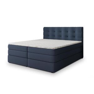 MASSENO POSTEL BOXSPRING AREZI 160x200 cm, s matrací a úložným prostorem, modrá obraz