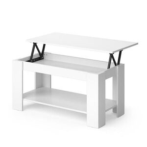 Vicco KONFERENČNÍ STŮL Lorenz Bílá 100 x 50 cm s funkcí zvedání obraz