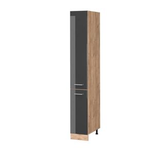 Vicco LÉKÁRNIČKOVÁ SKŘÍŇKA R-Line Antracitový vysoký lesk 30 cm obraz