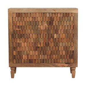 Artisan Furniture NOČNÍ STOLEK s povrchem Amber Oak, 2 zásuvky obraz