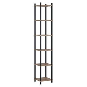 Vicco ROHOVÁ POLICE Bivio Zlatý dub power/antracit 30 x 163.5 cm 6 polic obraz