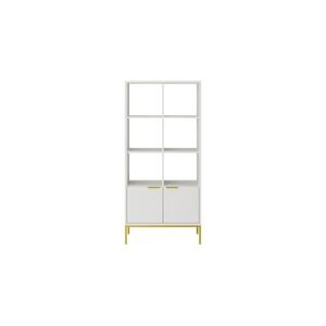 RAUMHIRSCH FURNITURE KNIHOVNA Austin bílá, zlatá 40/171, 3/80 cm obraz