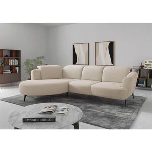 Sit & More ROHOVÁ SEDAČKA, textil, krémová obraz