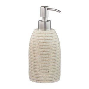 Relaxdays DÁVKOVAČ na mýdlo Pískový polyresin 300 ml obraz