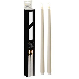 Mondex SADA LED SVÍČEK, plast, béžová obraz