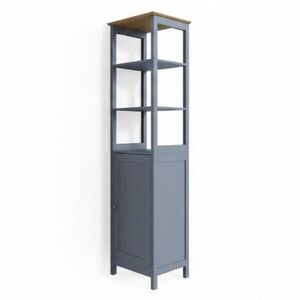 Vicco KOUPELNOVÁ SKŘÍŇKA Bianco Šedá 40 x 160 cm obraz