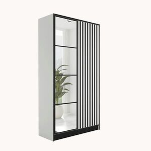 Kier Furniture ŠATNÍ SKŘÍŇ EDEN 2D v3 - 105x205x39cm - Bílá obraz