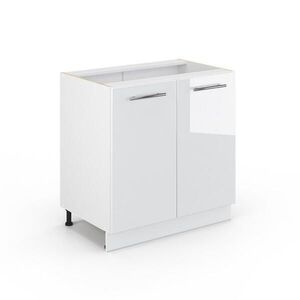 Vicco SPODNÍ SKŘÍŇKA KUCHYŇSKÉ LINKY Fame-Line, Bílá vysoký lesk/Bílá, 80 cm bez pracovní desky obraz