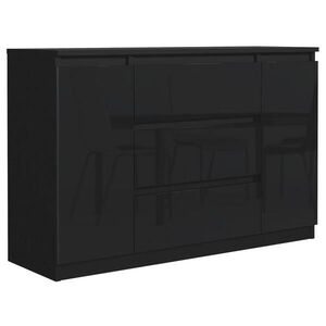 RAUMHIRSCH FURNITURE KOMODA černá, lesklá 120/79/39 obraz