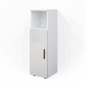 Vicco STŘEDNÍ SKŘÍŇKA Irma Bílá vysoký lesk 30 x 95 cm obraz