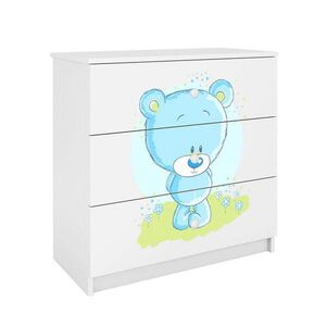 Petits-meubles KOMODA Babydreams Modrý medvěd 81/81/41 obraz
