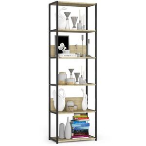 RAUMHIRSCH FURNITURE STOJANOVÁ POLIČKA Černá, dub Artisan 192/60/32 obraz