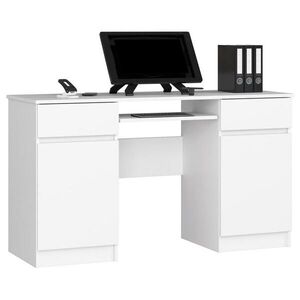 RAUMHIRSCH FURNITURE PSACÍ STŮL bílý 77/135/50 obraz
