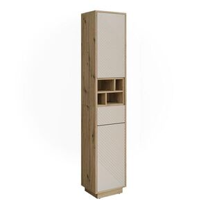 Vicco VYSOKÁ SKŘÍŇKA Beatrice, Kašmír/Řemeslný dub, 38 x 190 cm obraz