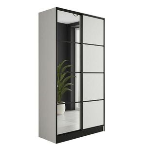 Kier Furniture ŠATNÍ SKŘÍŇ EDEN 2D v2- 105x205x39 cm- Bílá obraz