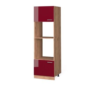 Vicco SKŘÍŇKA NA MIKROVLNNOU TROUBU R-Line Červená vysoký lesk 60 cm obraz