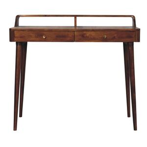 Artisan Furniture KONZOLA Elevated v odstínu kaštan, 2 zásuvky, tmavě hnědá obraz