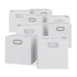 Vicco SKLÁDACÍ BOX Bílá 30 x 30 cm Sada 8 kusů obraz