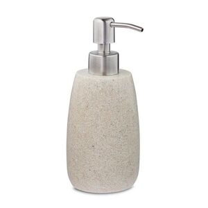 Relaxdays DÁVKOVAČ MÝDLA Písková polyresin 300 ml obraz