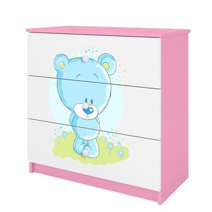 RAUMHIRSCH FURNITURE KOMODA Babydreams Modrý medvěd 81/81/41 obraz