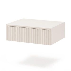 Beautysofa NOČNÍ stolek Soft s 1 zásuvkou, bez nožek, kašmír obraz