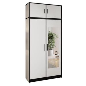 Kier Furniture ŠATNÍ SKŘÍŇ ROJ s nástavbou 2D Bílá obraz
