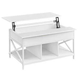 Boxxx KONFERENČNÍ STOLEK, bílá, kov, kompozitní dřevo, 100/60/48-62 cm obraz