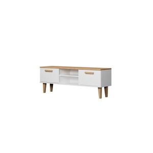 RAUMHIRSCH FURNITURE NÍZKÁ SKŘÍŇKA Denver bílá 120/47, 2/35 cm obraz