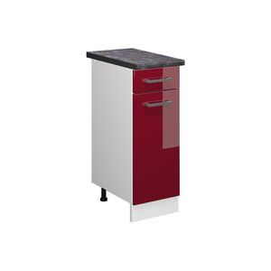 Vicco SPODNÍ SKŘÍŇKA KUCHYŇSKÉ LINKY R-Line Červená vysoký lesk 30 cm , PD Antracit obraz