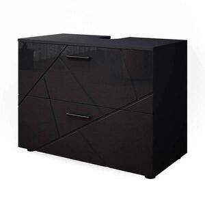 Vicco ZÁKLADNÍ SKŘÍŇKA POD UMYVADLO Irma Antracitový vysoký lesk 80 x 58.6 cm obraz