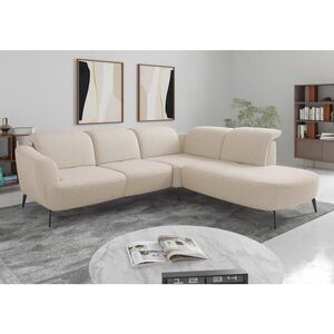 Sit & More ROHOVÁ SEDAČKA, textil, krémová obraz