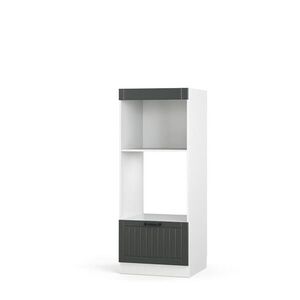 Vicco SKŘÍŇKA NA MIKROVLNNOU TROUBU Fame-Line Antracitový venkovský dům 60 cm otevřený obraz