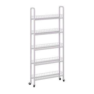 Vicco MOBILNÍ PODSTAVEC Rolivo Bílá 58 x 15 cm s 5 přihrádkami obraz