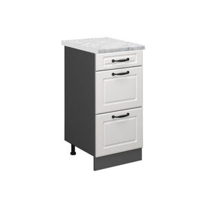 Vicco SPODNÍ SKŘÍŇKA KUCHYŇSKÉ LINKY R-Line Bílý venkovský dům 40 cm PD Mramor obraz