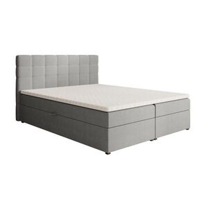 Beautysofa ČALOUNĚNÁ postel Topiq 164/203/103, světle šedá obraz