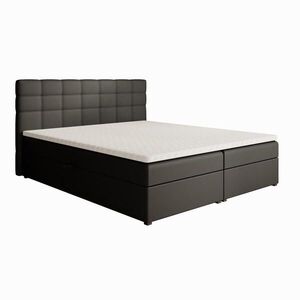 Beautysofa ČALOUNĚNÁ postel Topiq 184/203/103, černá obraz
