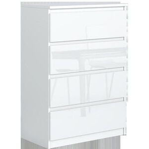 RAUMHIRSCH FURNITURE KOMODA bílá, lesklá 70/102/39 obraz