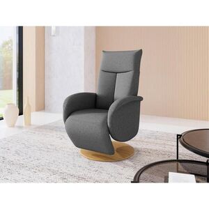 Sit & More RELAXAČNÍ KŘESLO, textil, tmavě šedá obraz