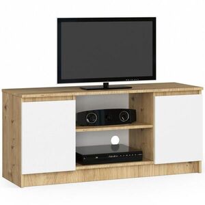 RAUMHIRSCH FURNITURE LOWBOARD dub Artisan, bílá 55/120/40 obraz