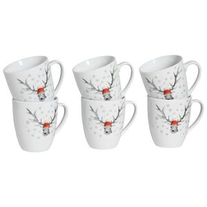Creatable SADA HRNKŮ NA KÁVU porcelán keramika 6dílné obraz