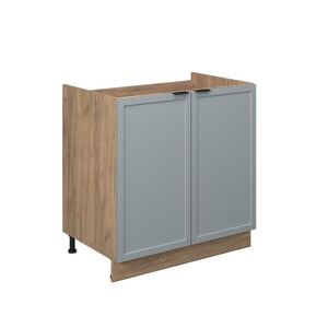 Vicco SKŘÍŇKA POD DŘEZ Fame-Line Světle modrošedá 80 cm bez pracovní desky obraz